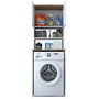 Hanah Home Armario para Lavadora KD101 - 1950 - Walnut